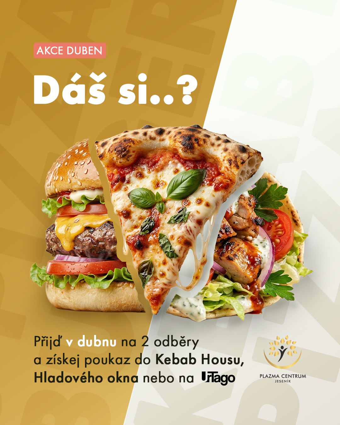 Dubnová soutěž o poukazy na jídlo